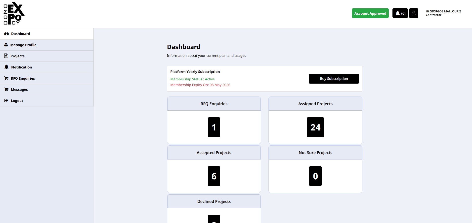DOMO EXPO QS Dashboard
